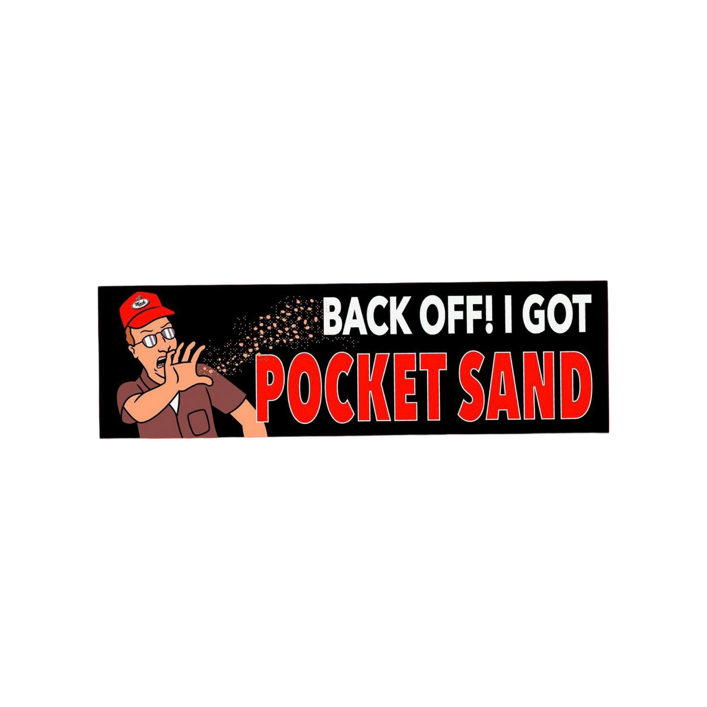 PEEL PRESS POCKET SAND BUMPER STICKER - Dead Bread