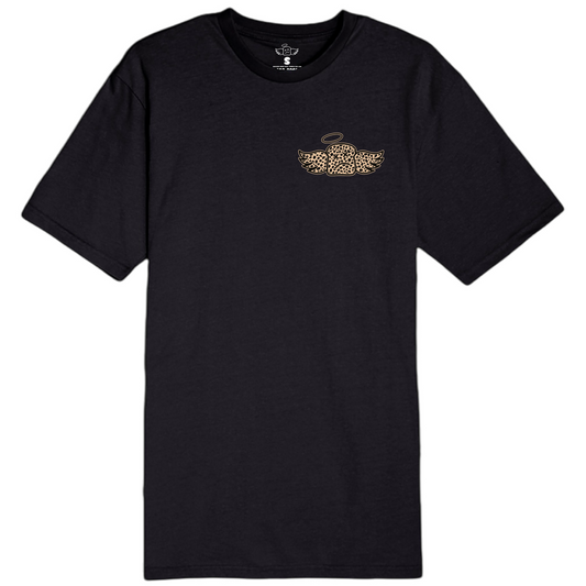 SPOTTED TEE - BLACK - Dead Bread