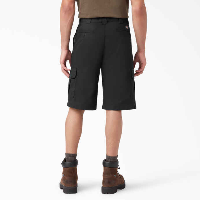 DICKIES RELAX FIT CARGO SHORTS - BLACK - Dead Bread