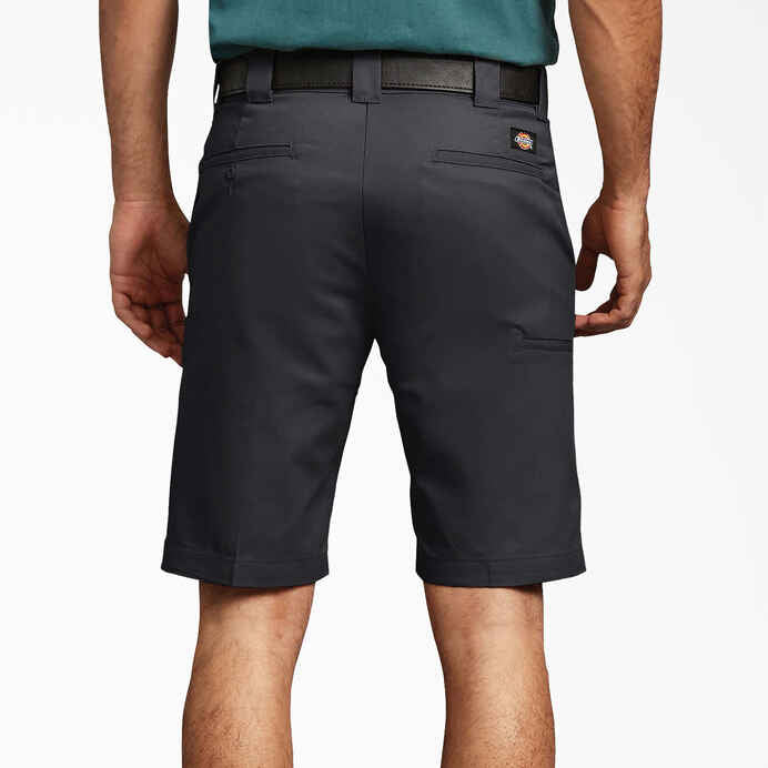 DICKIES SLIM FIT WORK SHORTS - BLACK - Dead Bread