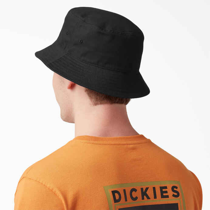 DICKIES TWILL BUCKET HAT - BLACK - Dead Bread