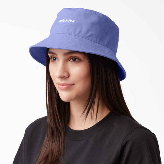DICKIES SCRIPT LOGO CANVAS BUCKET HAT - JARCANDA - Dead Bread