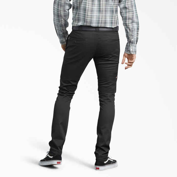 DICKIES SKINNY FIT WORK PANT - BLACK - Dead Bread