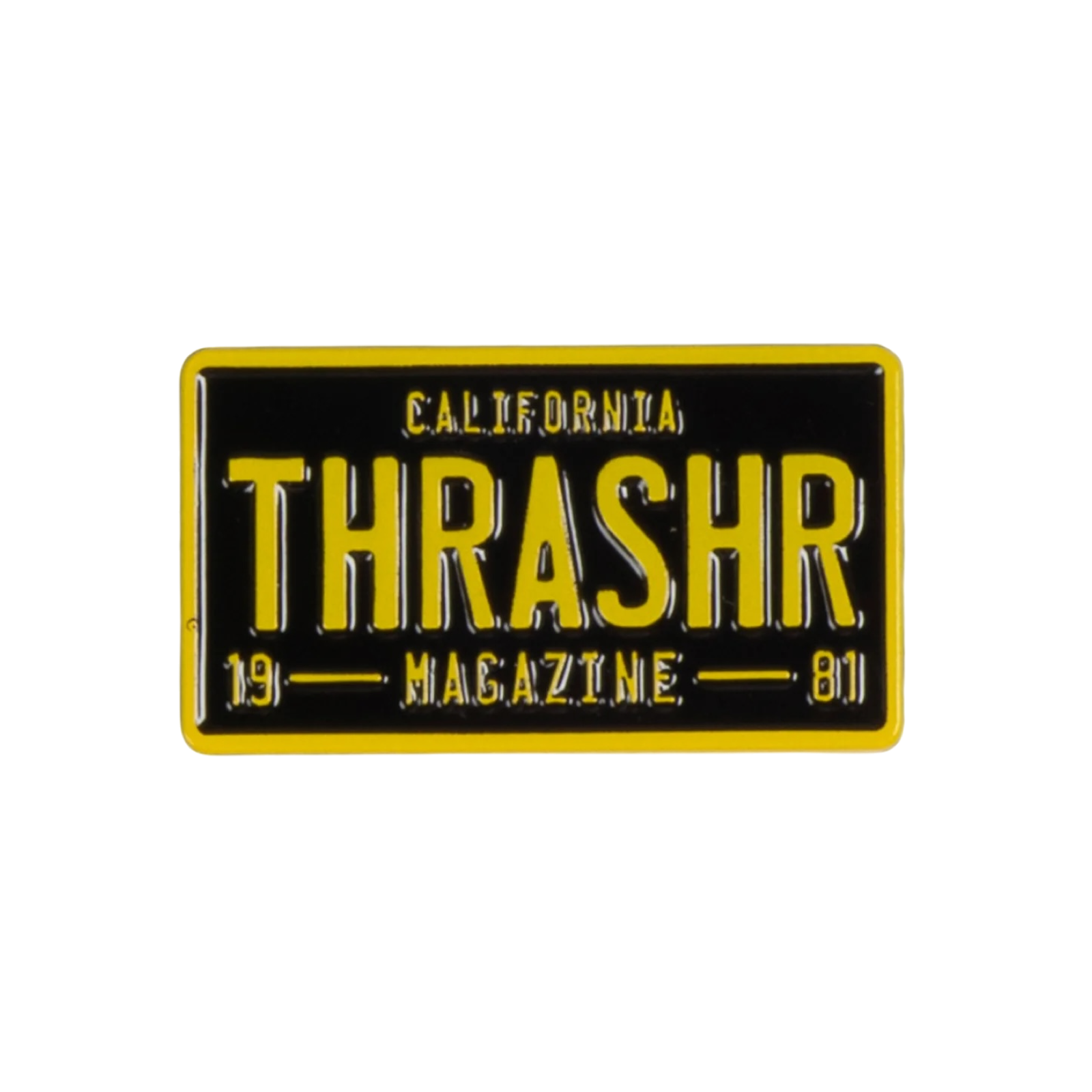 THRASHER LICENSE PLATE LAPEL PIN - Dead Bread