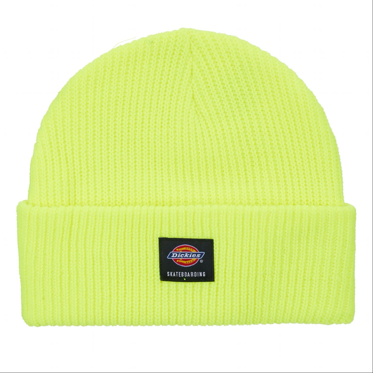 DICKIES SKATEBOARDING FLIP UP BEANIE - NEON YELLOW - Dead Bread