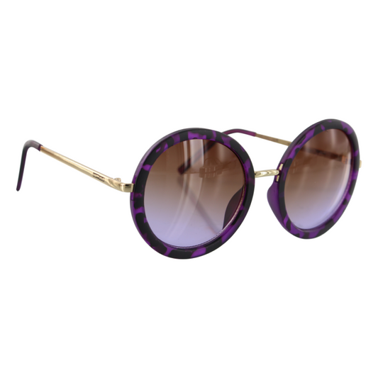 HAPPY HOUR SQUARES SUNGLASSES - BRAYDON PURPLE TORTOISE - Dead Bread