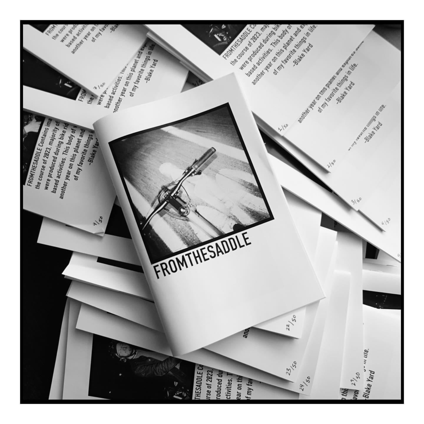 “FROMTHESADDLE” ZINE BY BLAKE YARD - Dead Bread