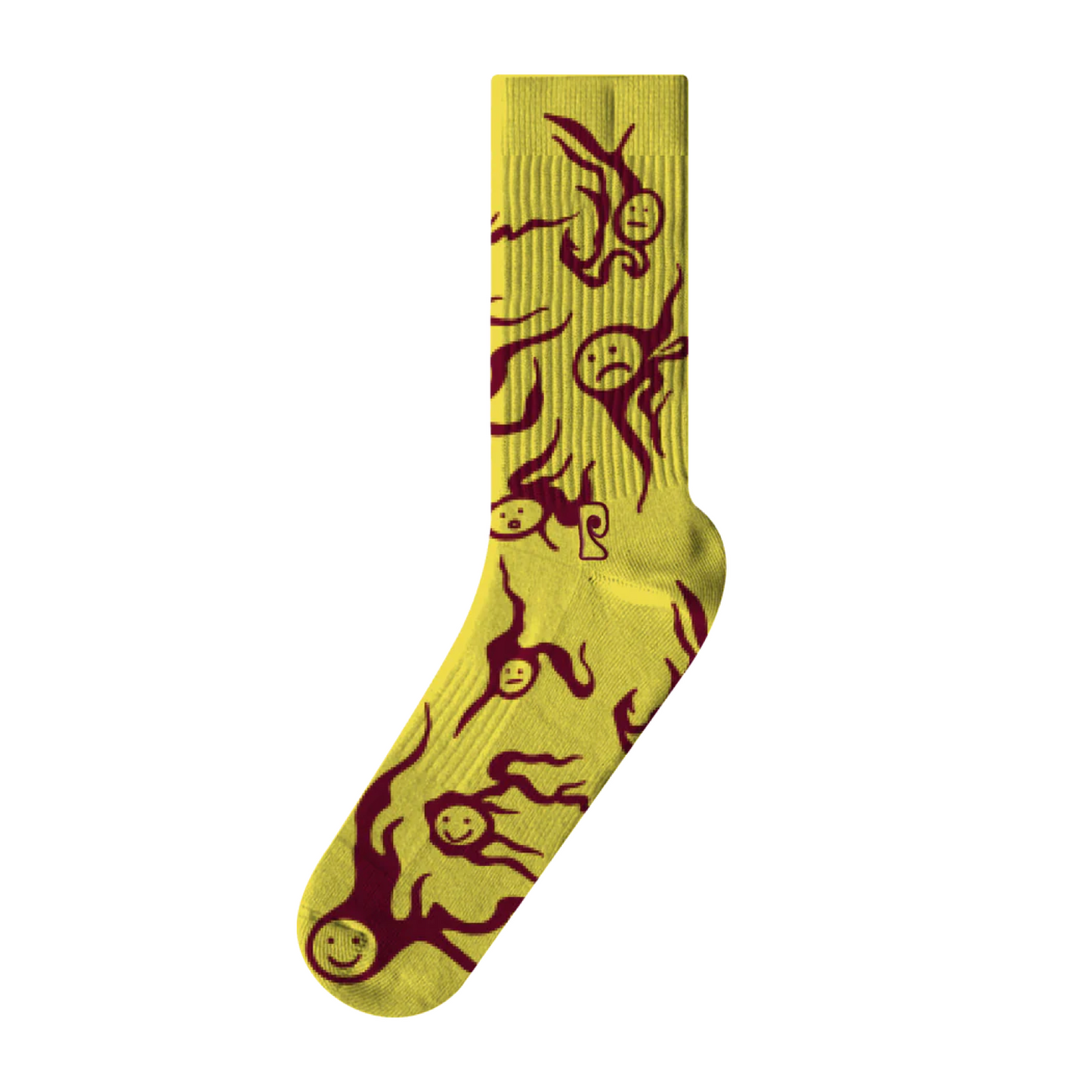 PSOCKADELIC HEAVY FEELINGS CREW SOCKS - Dead Bread