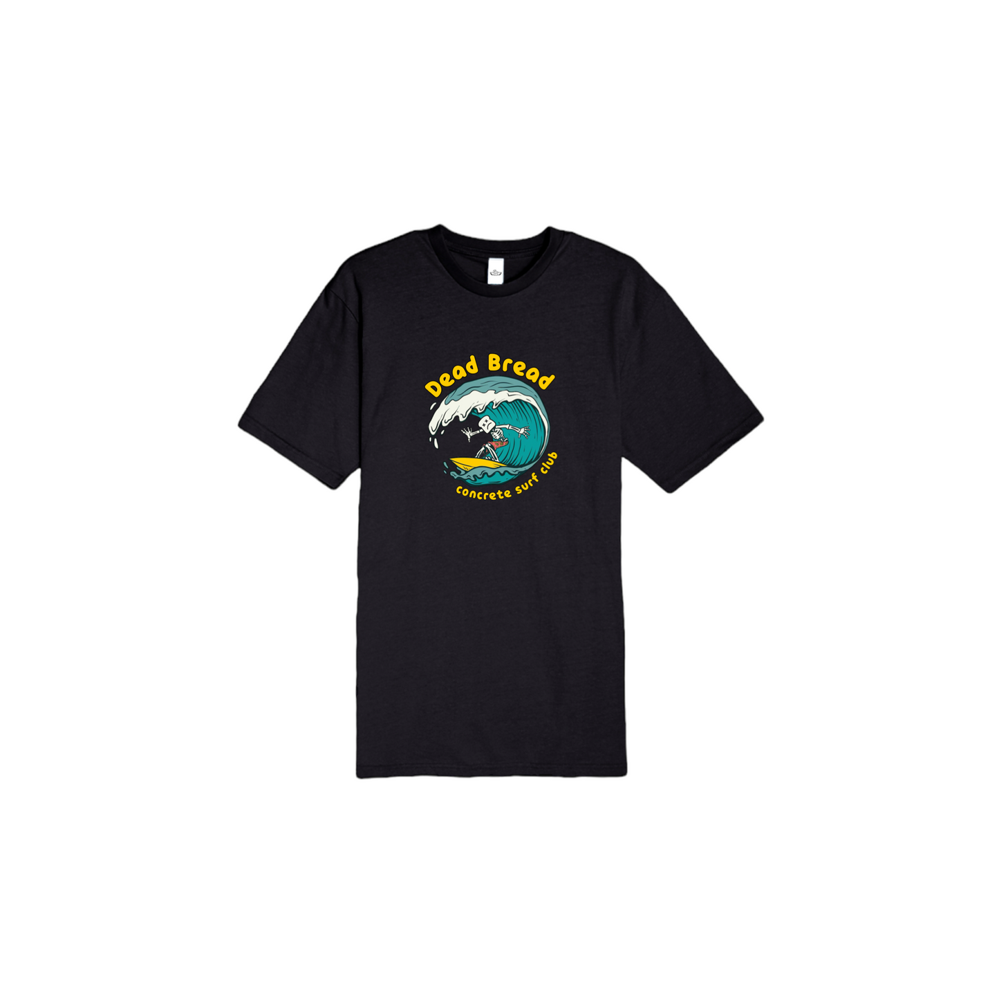 YOUTH SURF CLUB TEE - BLACK - Dead Bread