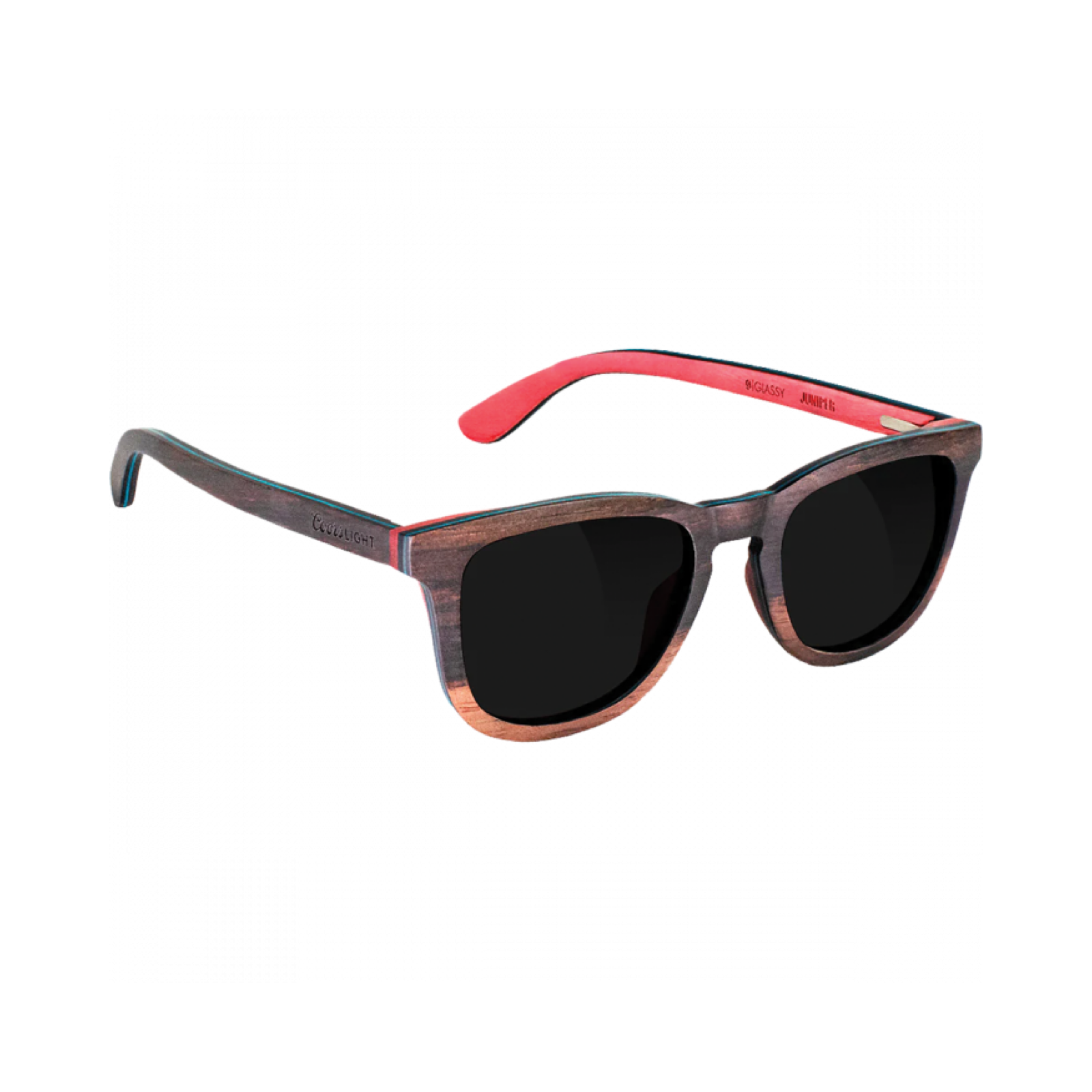 GLASSY JUNIPER PLUS COORS LIGHT POLARIZED WOODEN SUNGLASSES - Dead Bread