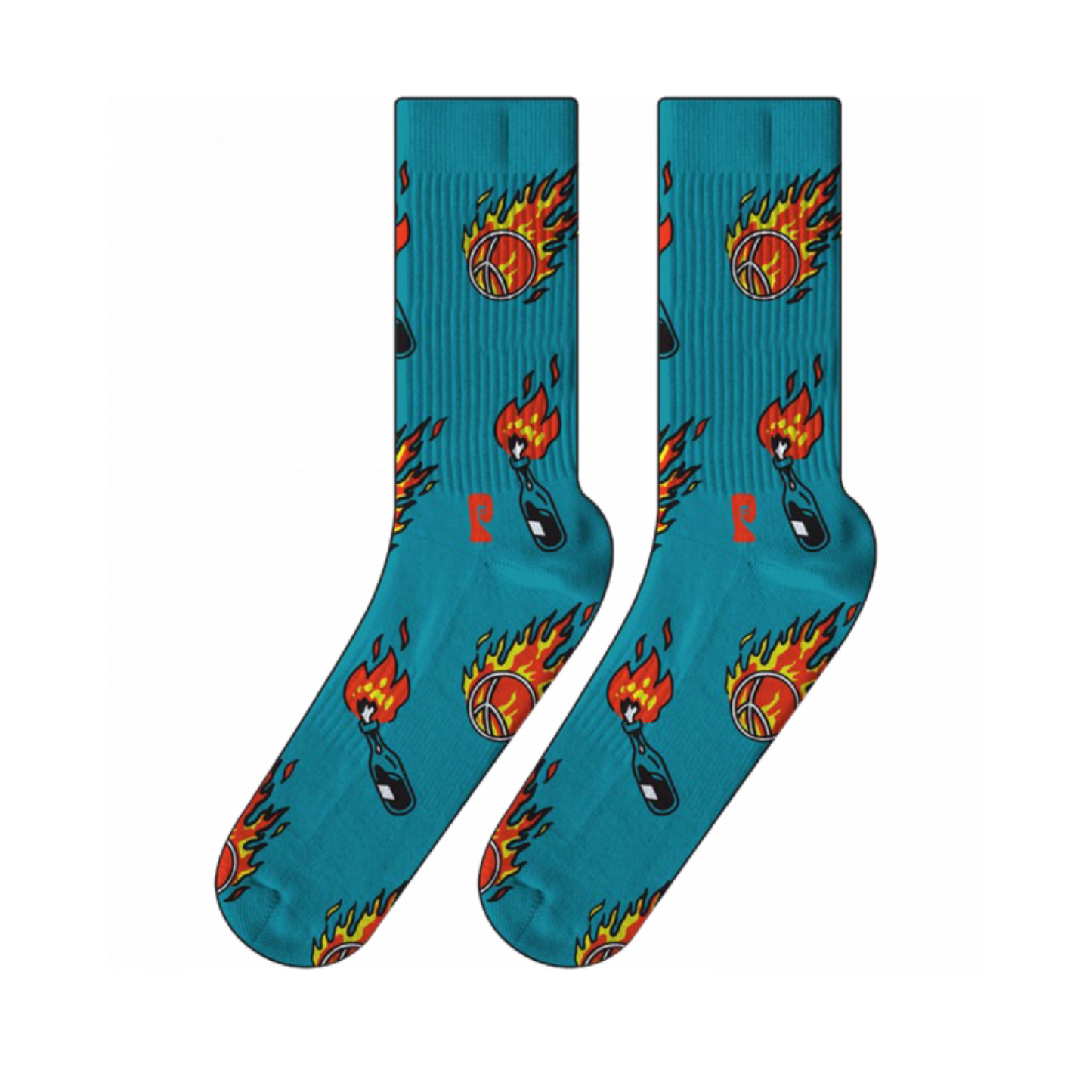 PSOCKADELIC FIGHTING FOR PEACE CREW SOCKS - Dead Bread