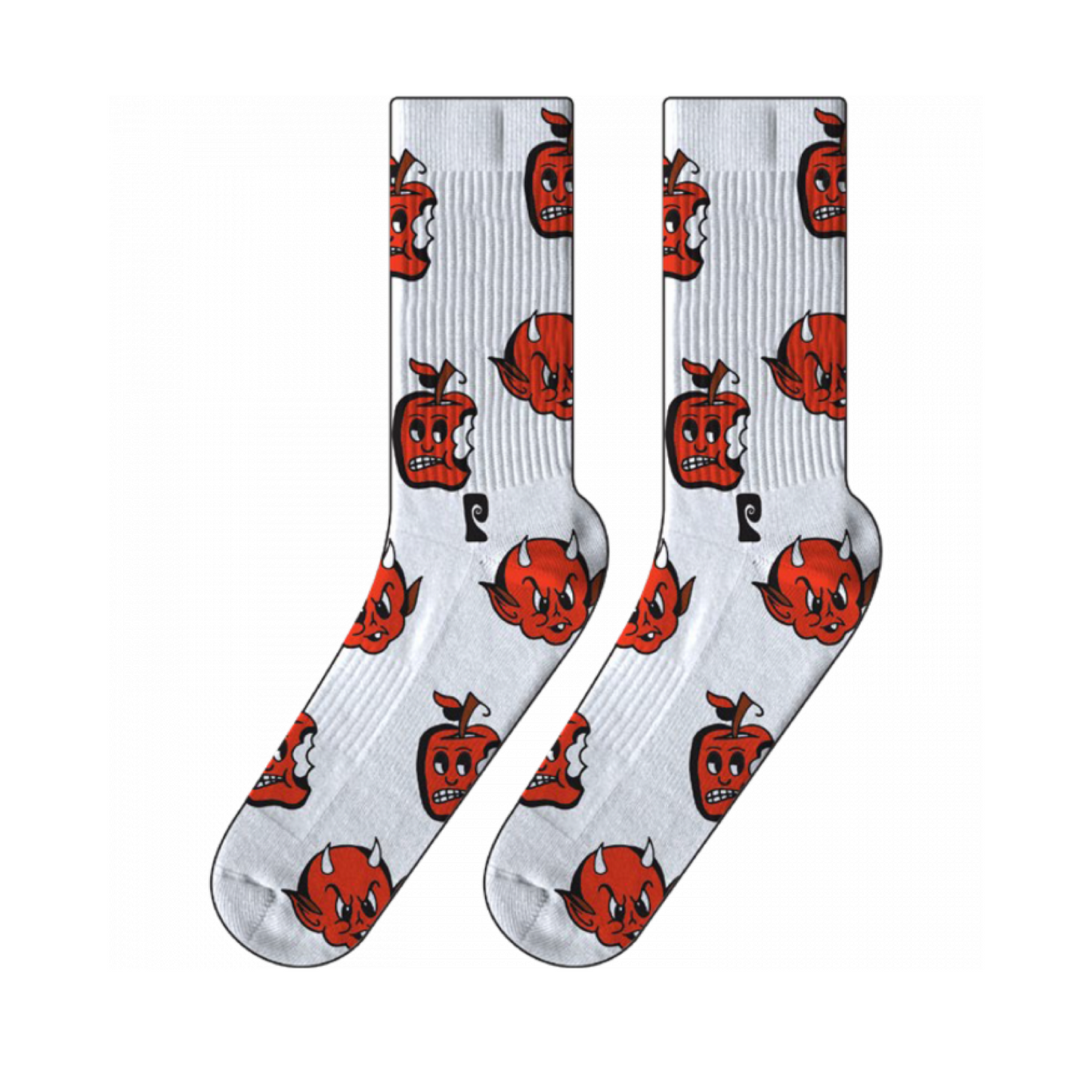 PSOCKADELIC EVIL APPLE CREW SOCKS - Dead Bread