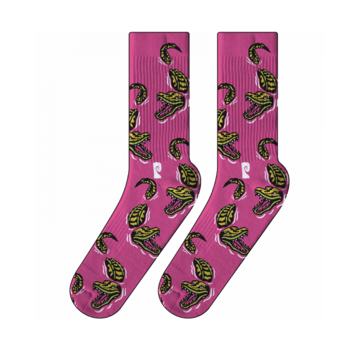 PSOCKADELIC CROC CREW SOCKS - Dead Bread