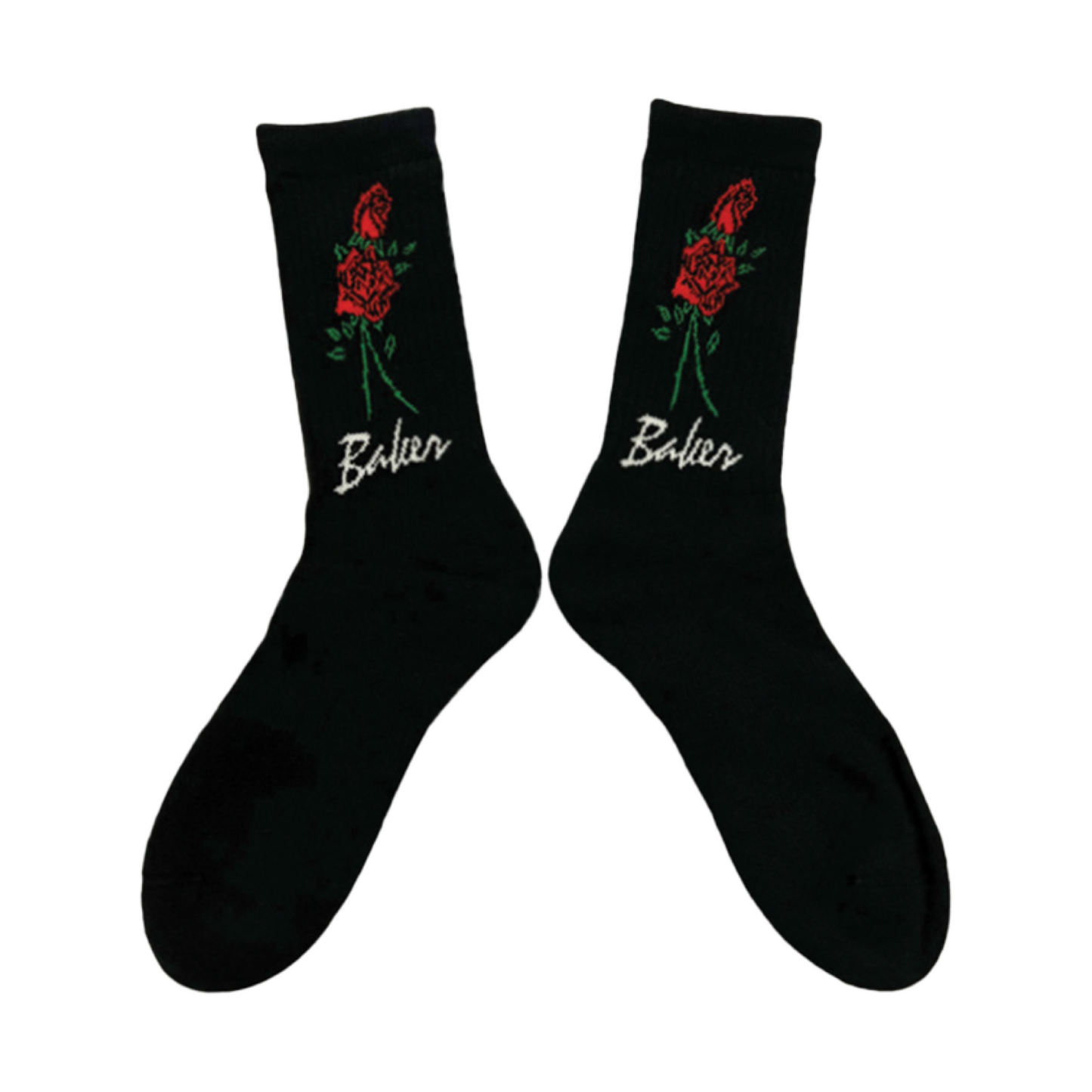 BAKER ROSES CREW SOCKS - Dead Bread