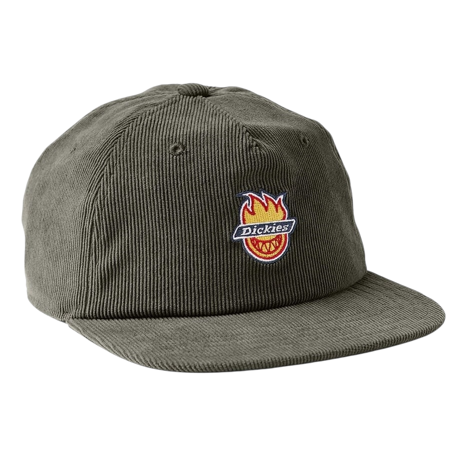 DICKIES X SPITFIRE CORDUROY HAT - OLIVE GREEN - Dead Bread