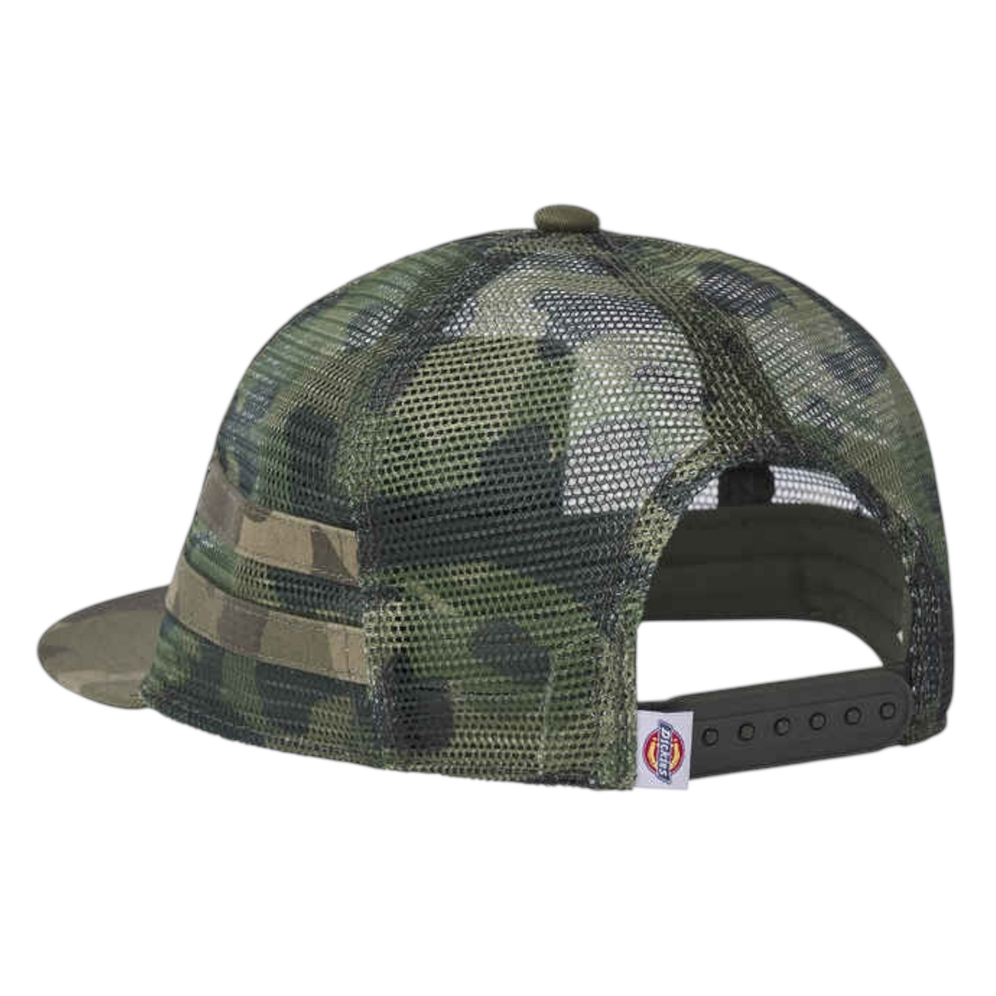 DICKIES WORK WORTHY MESH TRUCKER HAT - OLIVE CAMO - Dead Bread