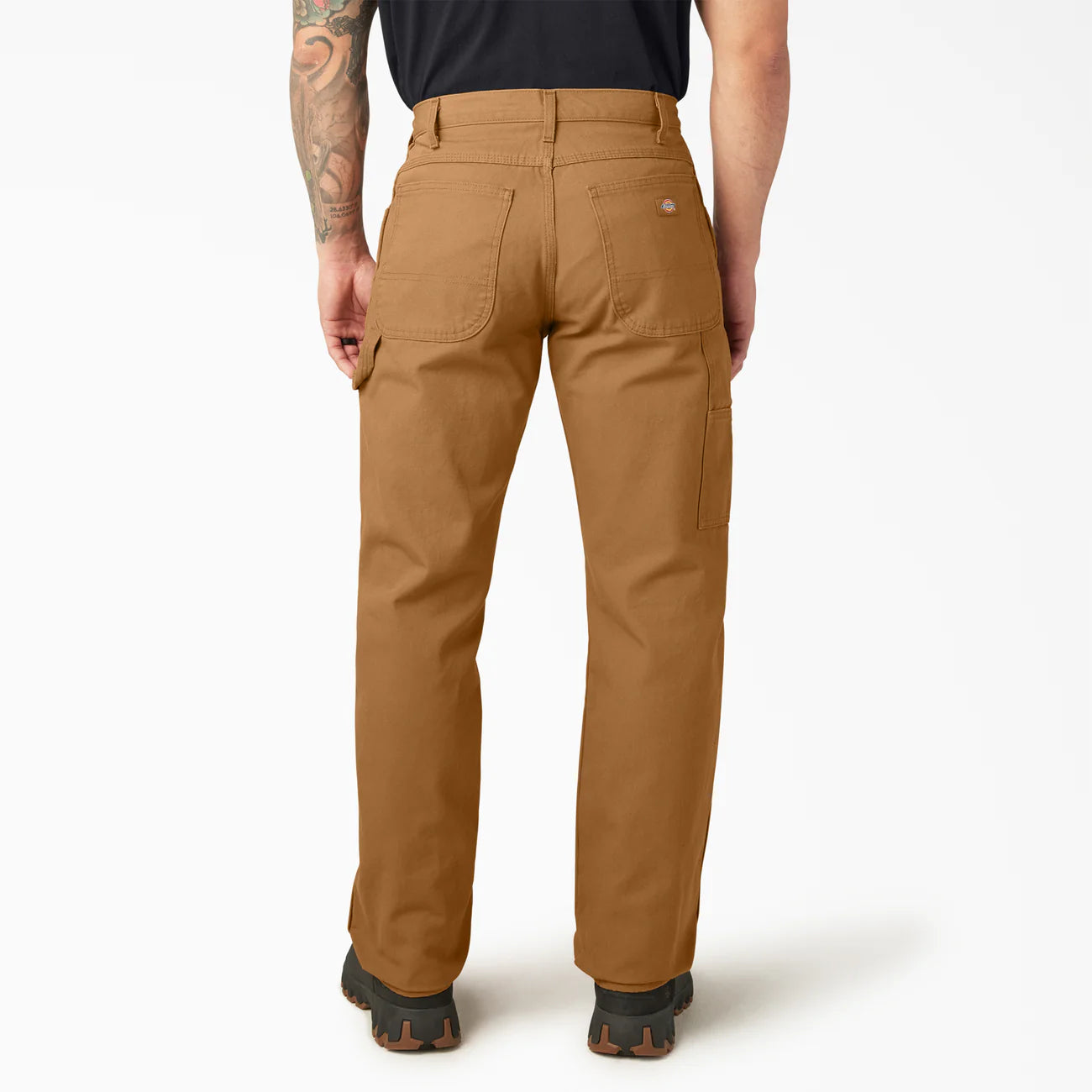 DICKIES RELAXED FIT HEAVYWEIGHT DUCK CARPENTER PANTS - BROWN - Dead Bread
