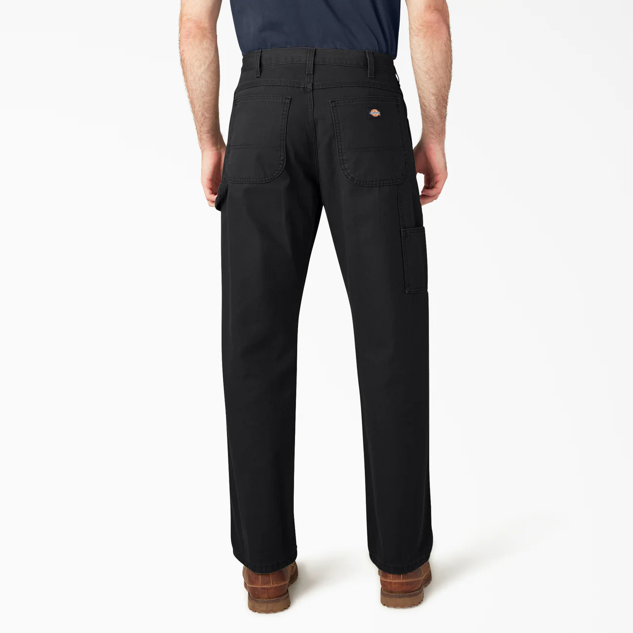 DICKIES RELAXED FIT HEAVYWEIGHT DUCK CARPENTER PANTS - BLACK - Dead Bread