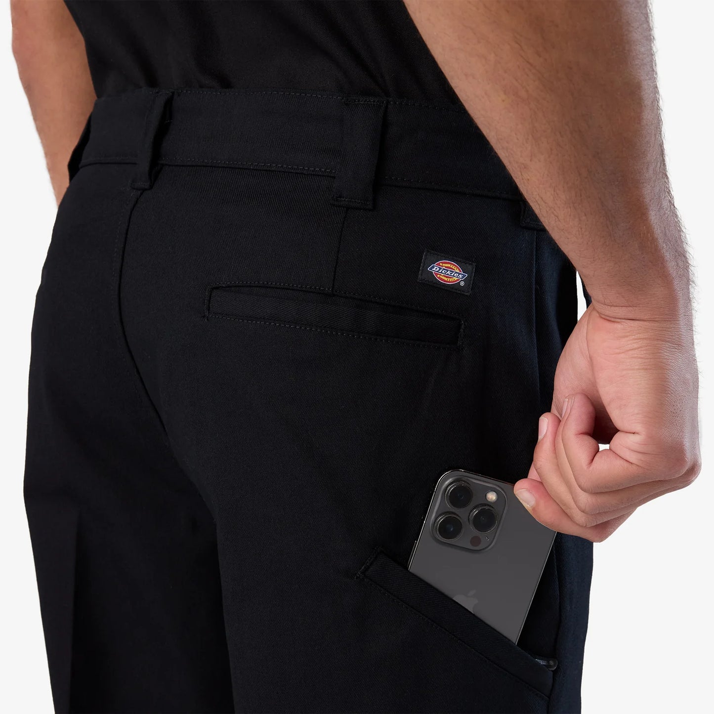 DICKIES PRO SERIES DOUBLE KNEE WORK PANTS - BLACK - Dead Bread