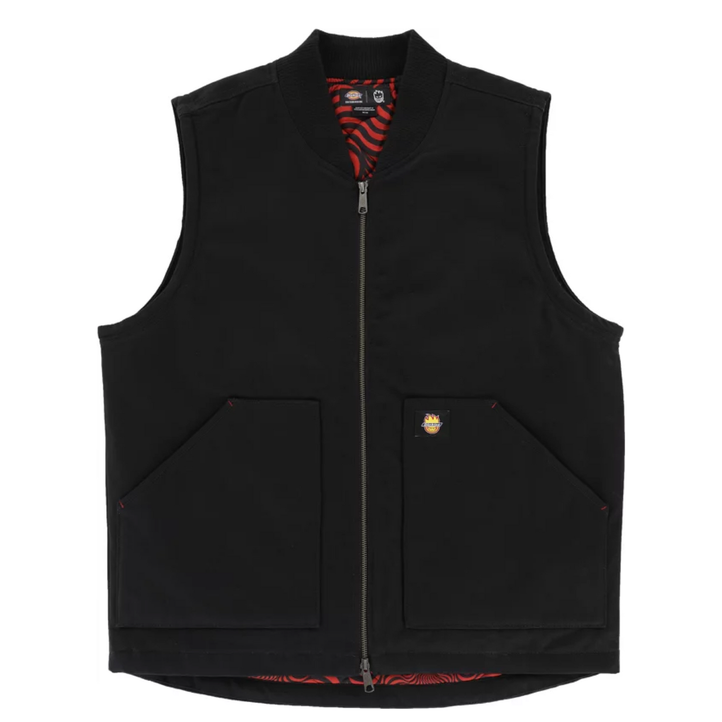 DICKIES X SPITFIRE VEST - BLACK - Dead Bread