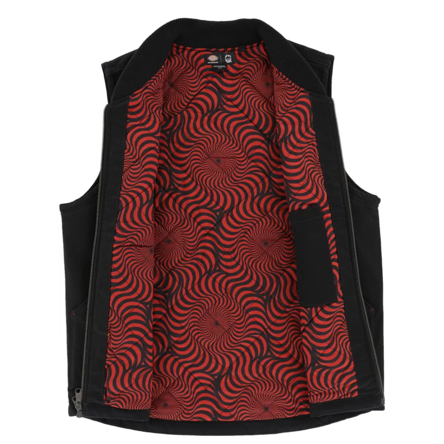 DICKIES X SPITFIRE VEST - BLACK - Dead Bread