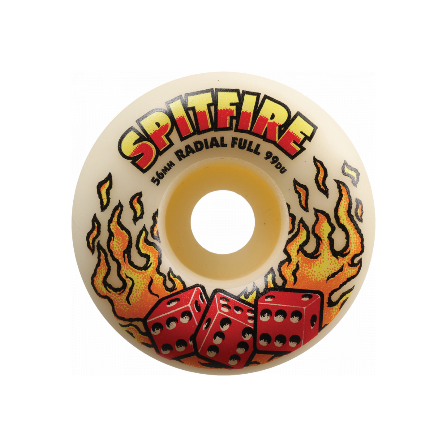 SPITFIRE HOT HANDS FORMULA FOUR 99 RADIAL FULL WHEELS 56MM - Dead Bread