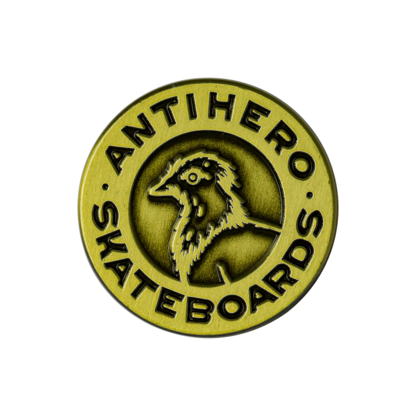 ANTIHERO BASIC PIGEON ROUND LAPEL PIN - Dead Bread