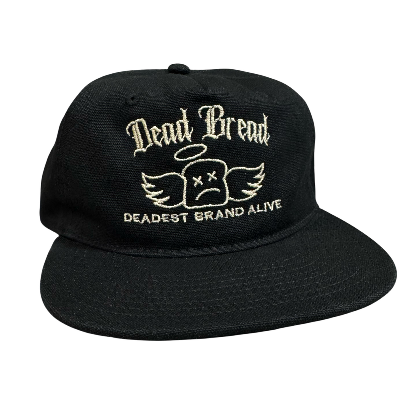DBA HEAVYWEIGHT CANVAS CAP - BLACK/CRÉME
