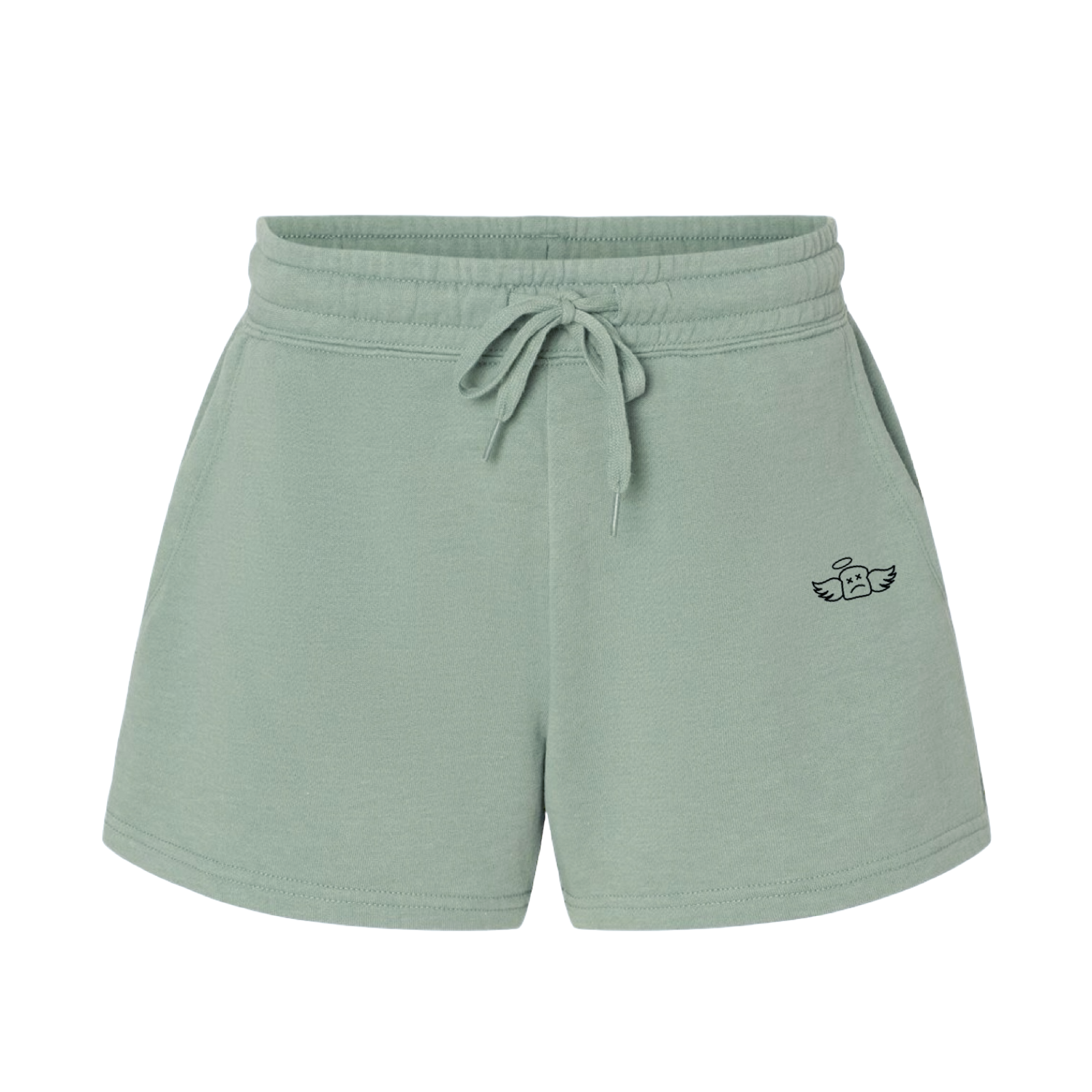 WOMENS STAPLE SHORTS - SAGE GREEN - Dead Bread