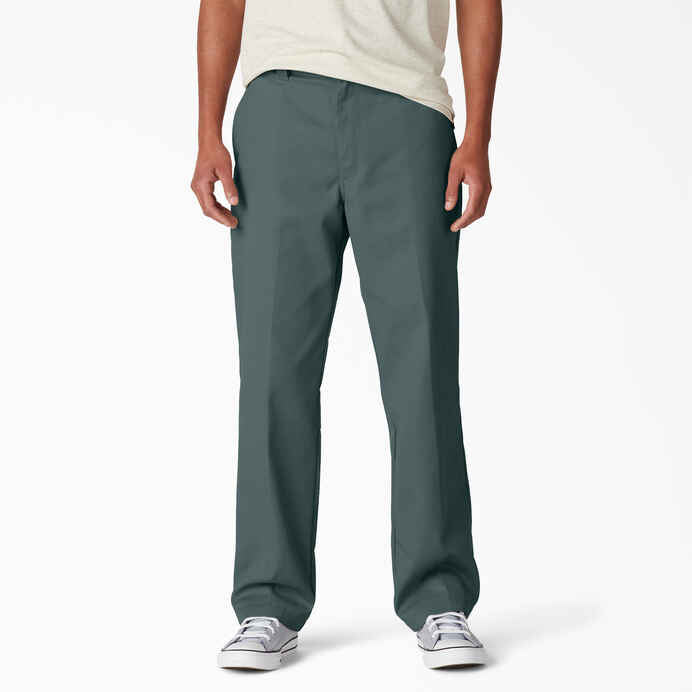 DICKIES SKATEBOARDING REGULAR FIT TWILL PANTS - LINCOLN GREEN - Dead Bread