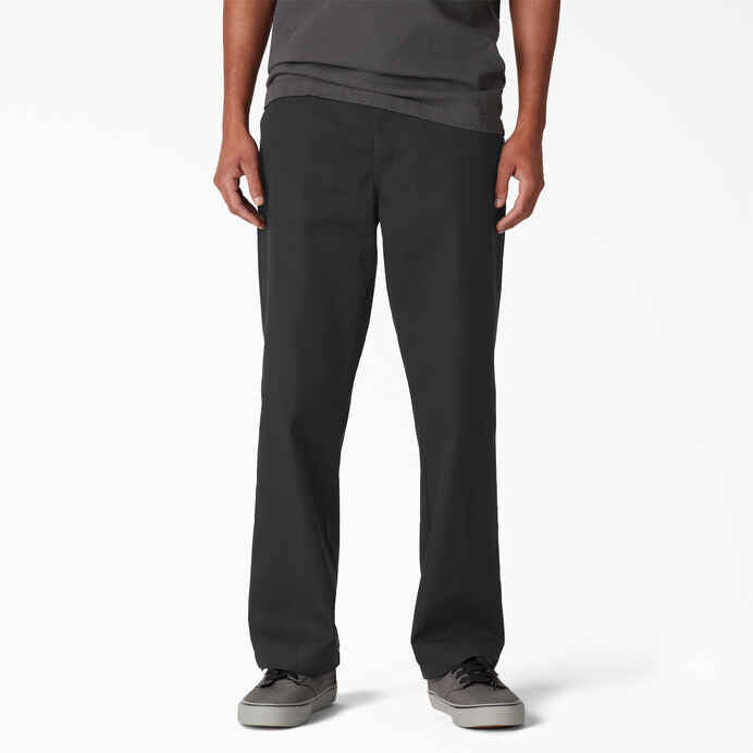 DICKIES SKATEBOARDING REGULAR FIT TWILL PANTS - BLACK - Dead Bread