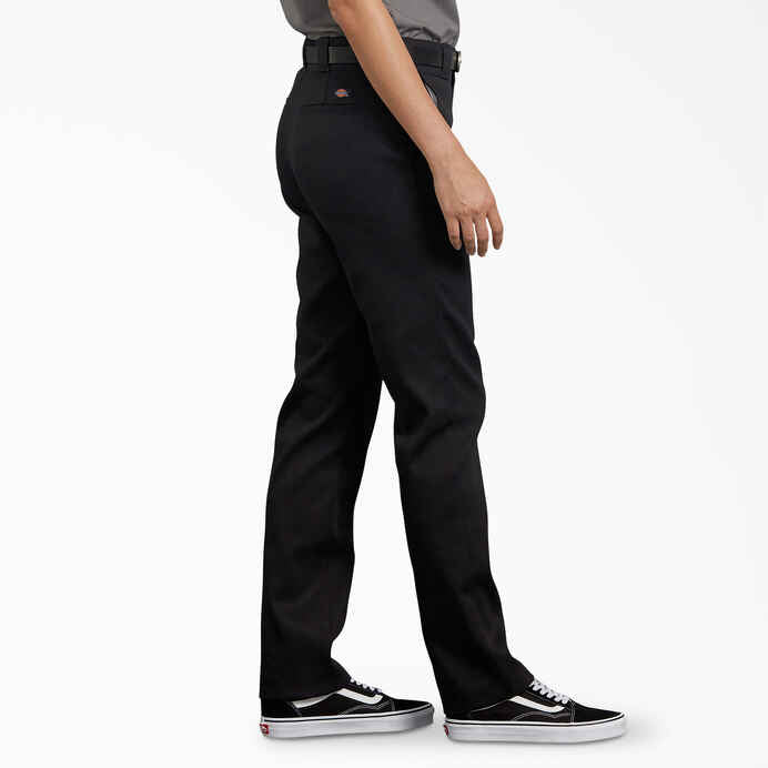 DICKIES WOMENS FLEX SLIM PANT - BLACK - Dead Bread