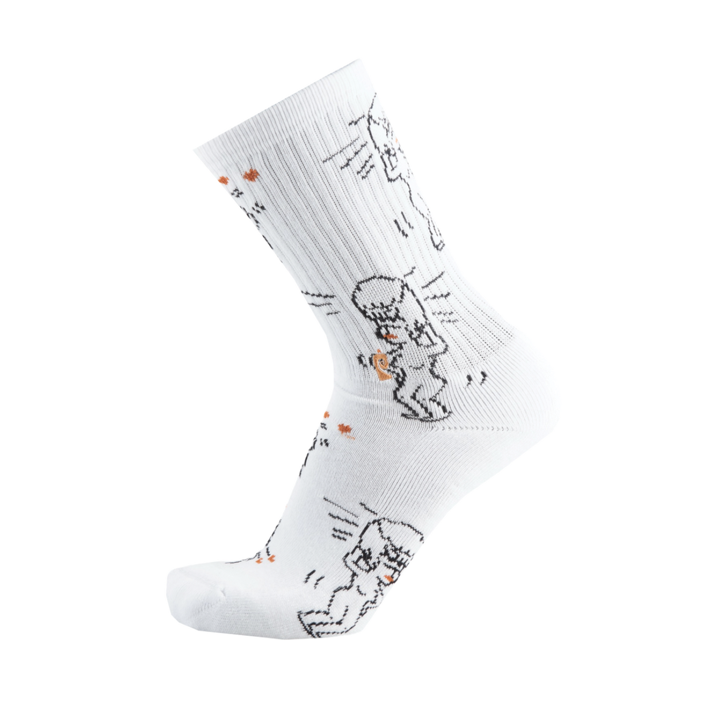 PSOCKADELIC GHOST LOVE CREW SOCKS - Dead Bread