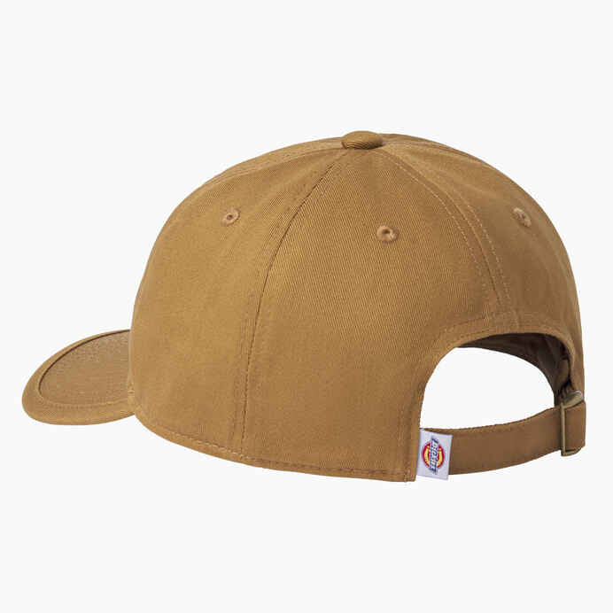 DICKIES LOW PRO LOGO DAD HAT - DUCK BROWN - Dead Bread