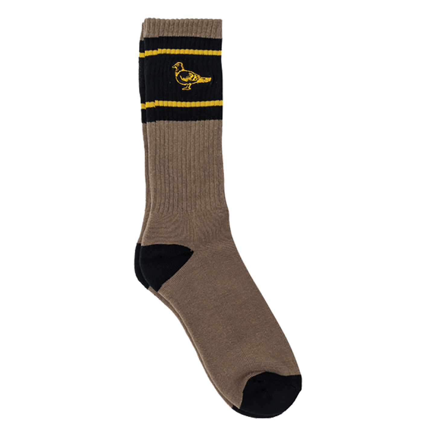 ANTIHERO BASIC PIGEON CREW SOCKS BROWN/BLACK - Dead Bread