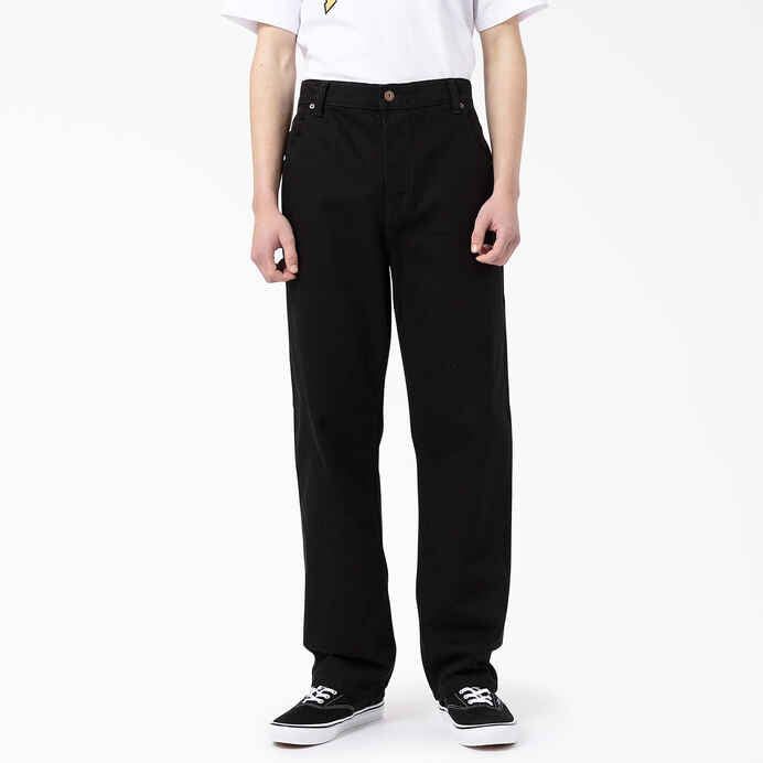 DICKIES THOMASVILLE LOOSE FIT JEAN - RINSED BLACK - Dead Bread