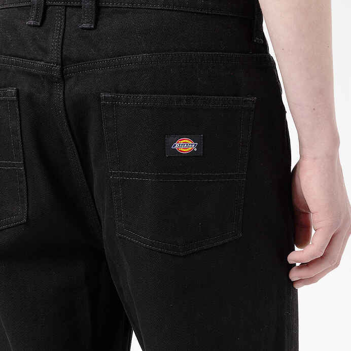 DICKIES THOMASVILLE LOOSE FIT JEAN - RINSED BLACK - Dead Bread
