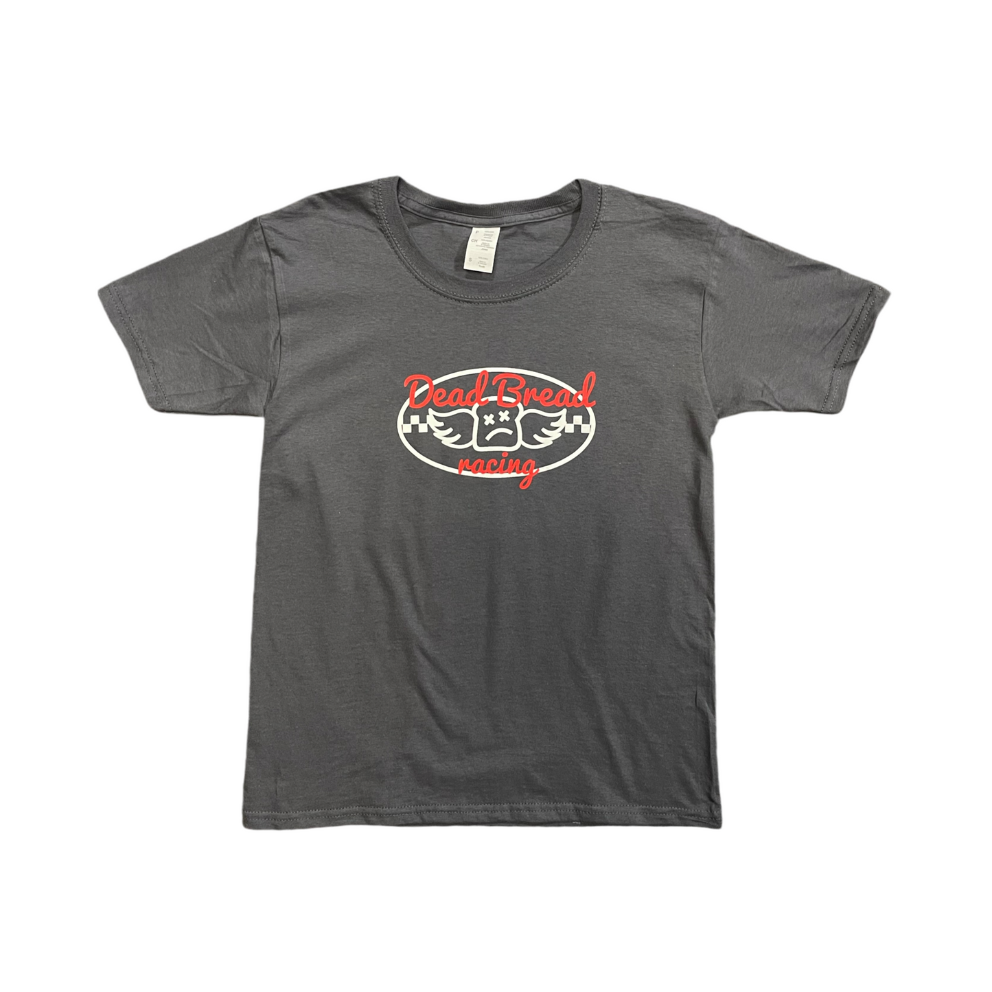 YOUTH SPEEDWAY TEE - CHARCOAL - Dead Bread