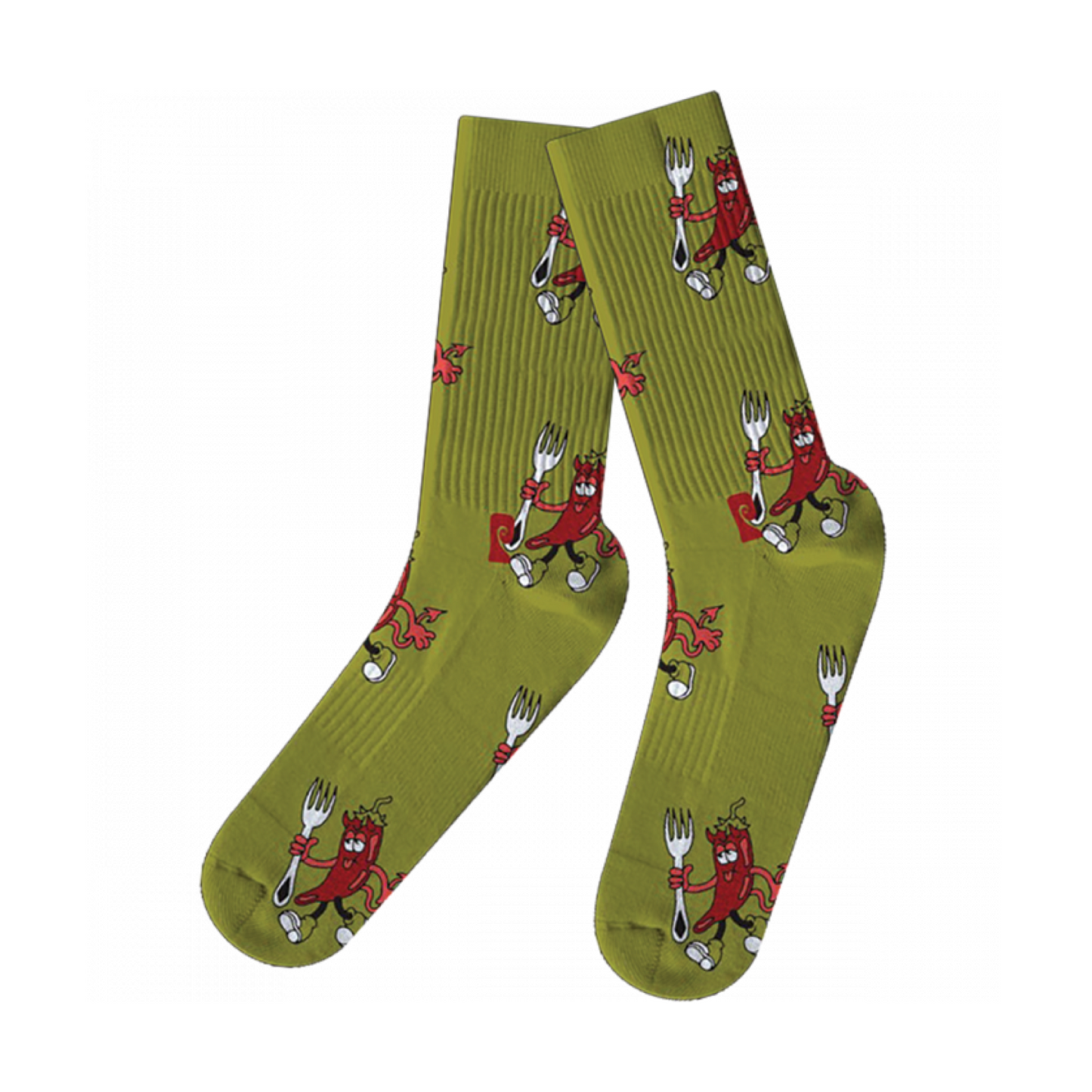 PSOCKADELIC HOT HELL CREW SOCKS - Dead Bread