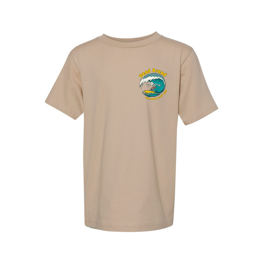 YOUTH SURF CLUB TEE - TAN - Dead Bread