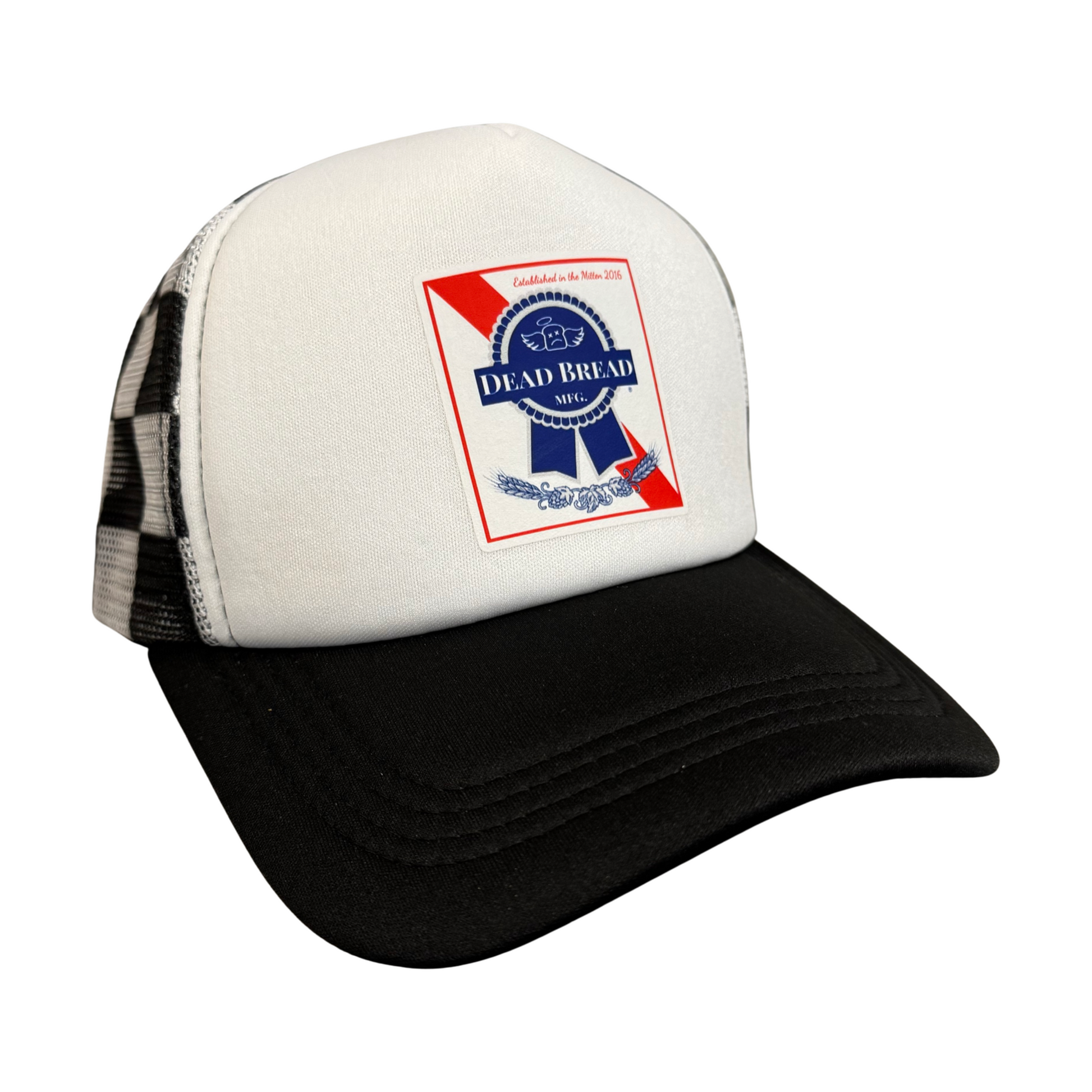 DOMESTICS CAP - BLACK/WHITE CHECKERED - Dead Bread