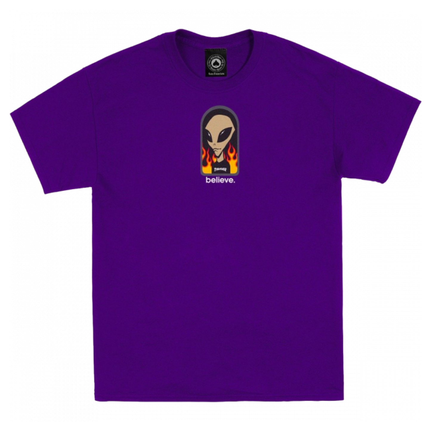 THRASHER X ALIEN WORKSHOP BELIEVE TEE - Dead Bread