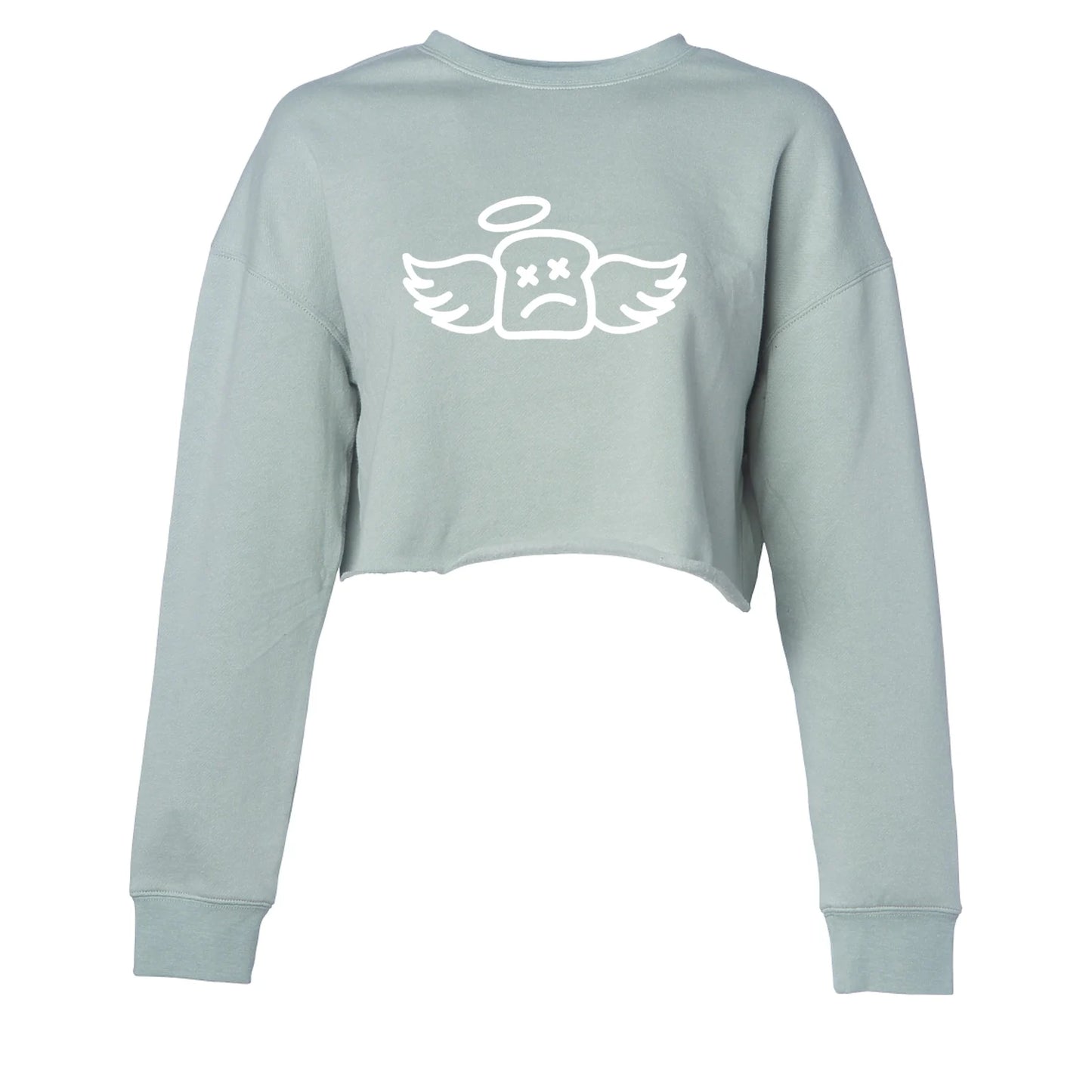 WOMENS BLOW UP CROP CREW - Dead Bread