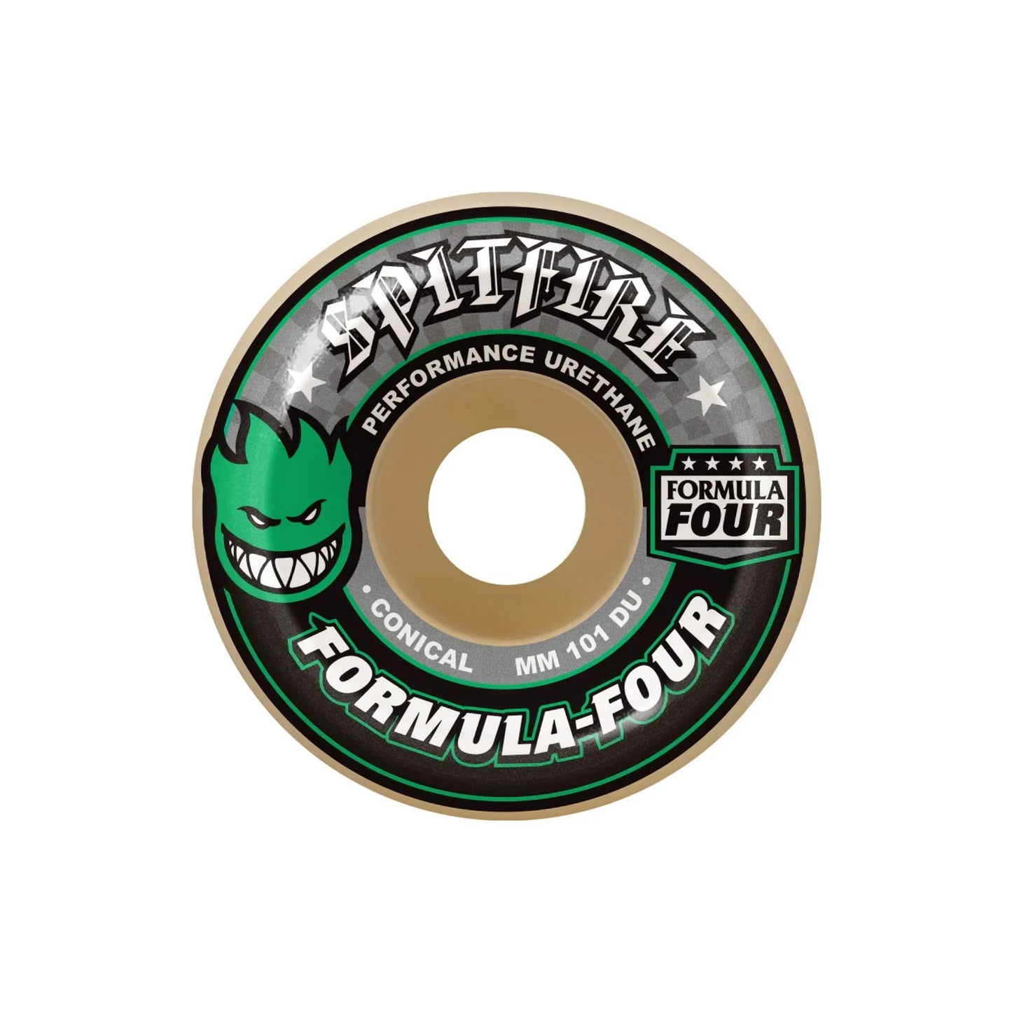 SPITFIRE FORMULA FOUR 101'S FULL CONICAL WHEELS 53MM - Dead Bread