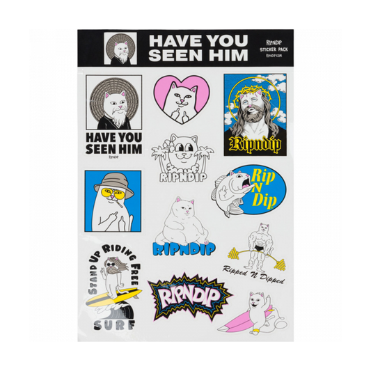 RIP N DIP HAVE YOU SEEN HIM STICKER PACK - Dead Bread