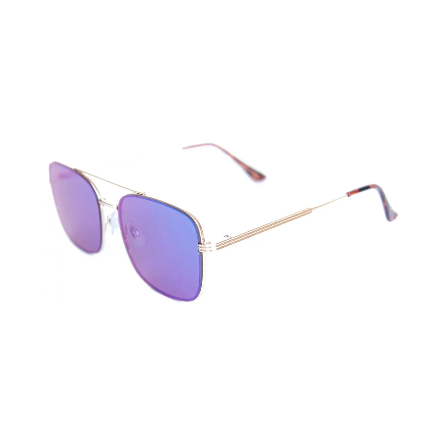 HAPPY HOUR BEAGLE SUNGLASSES - GOLD/PURPLE - Dead Bread