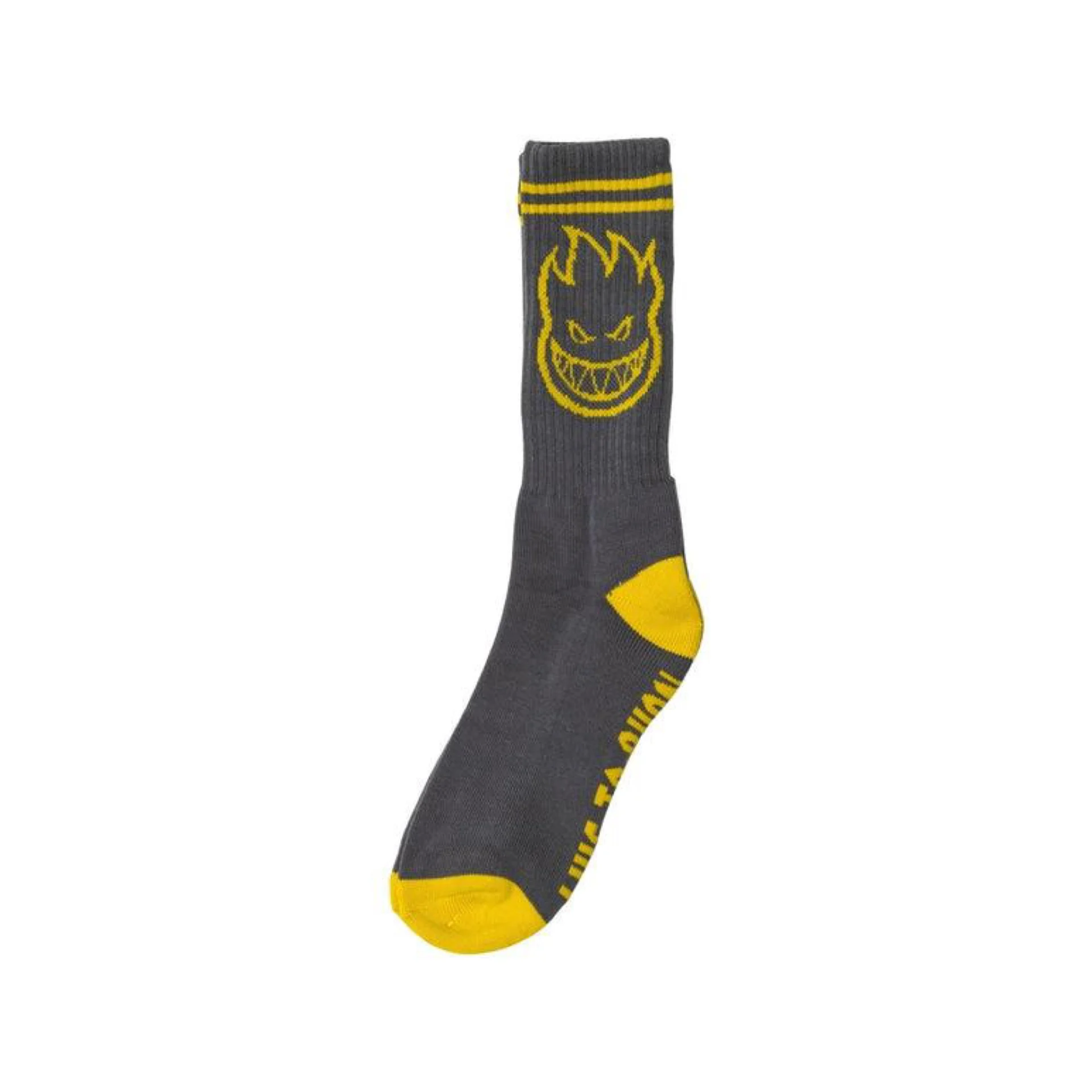 SPITFIRE BIGHEAD CREW SOCKS CHARCOAL - Dead Bread