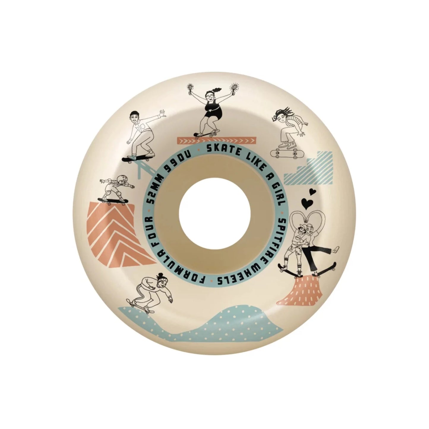 SPITFIRE SKATE LIKE A GIRL 99'S FULL CONICAL WHEELS 52MM - Dead Bread