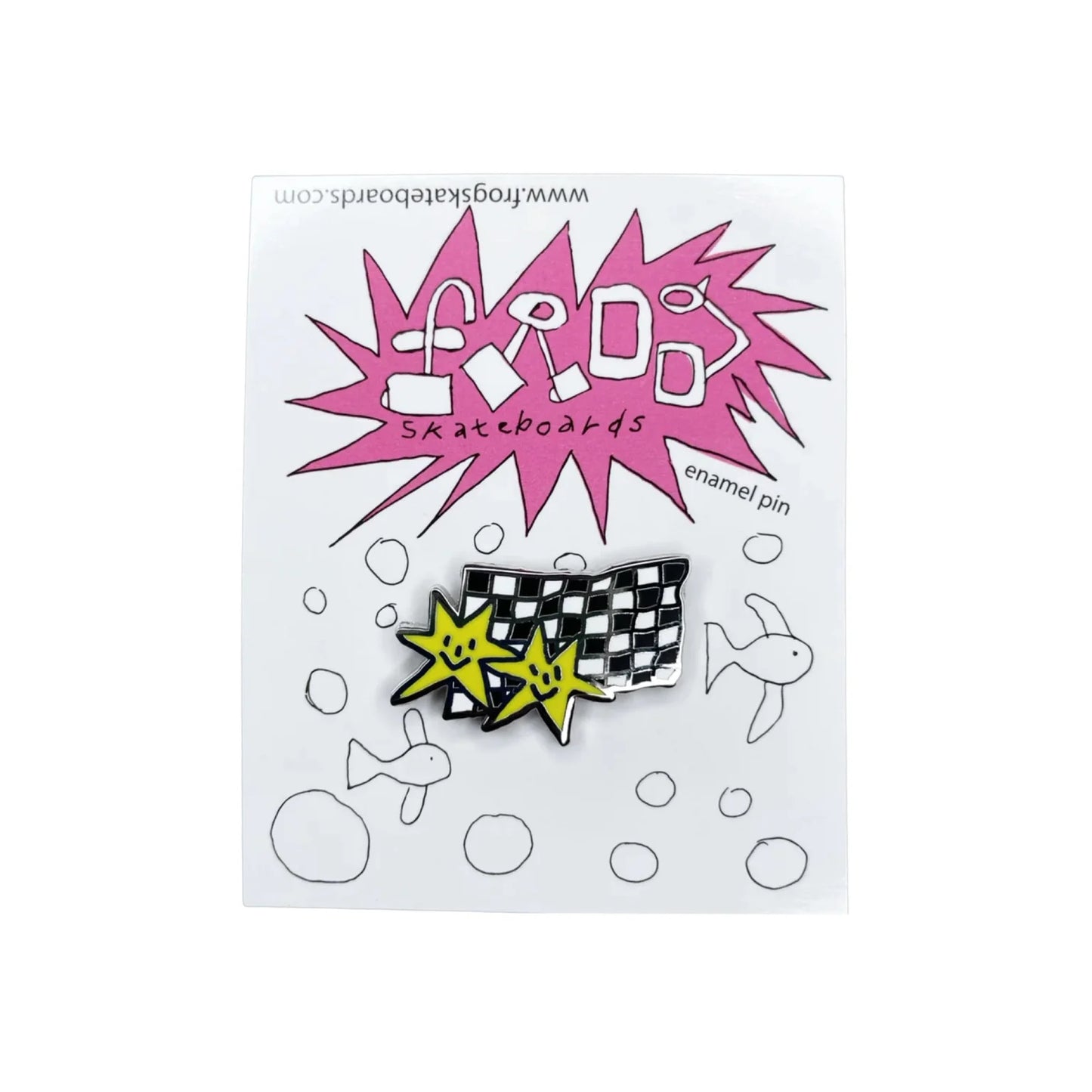 FROG STARS ENAMEL PIN - Dead Bread