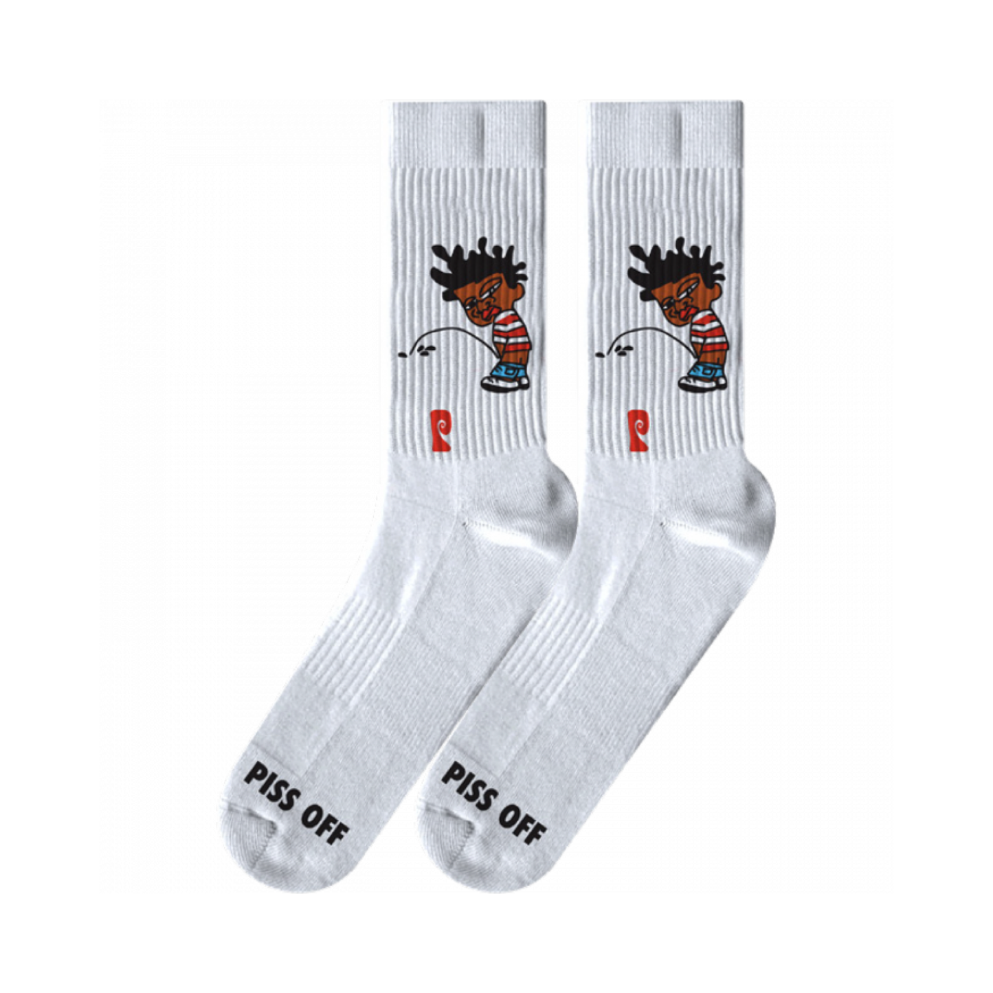 PSOCKADELIC ZACH ALLEN PISS CREW SOCKS - Dead Bread